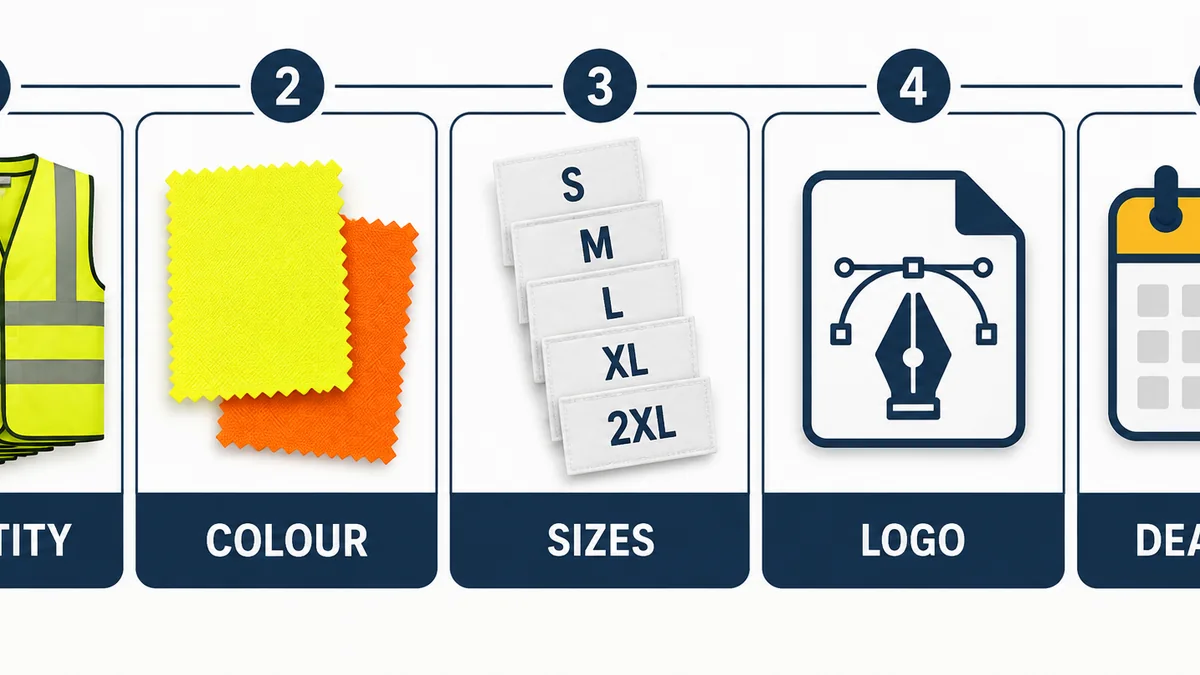 Custom safety vest order checklist for UAE companies