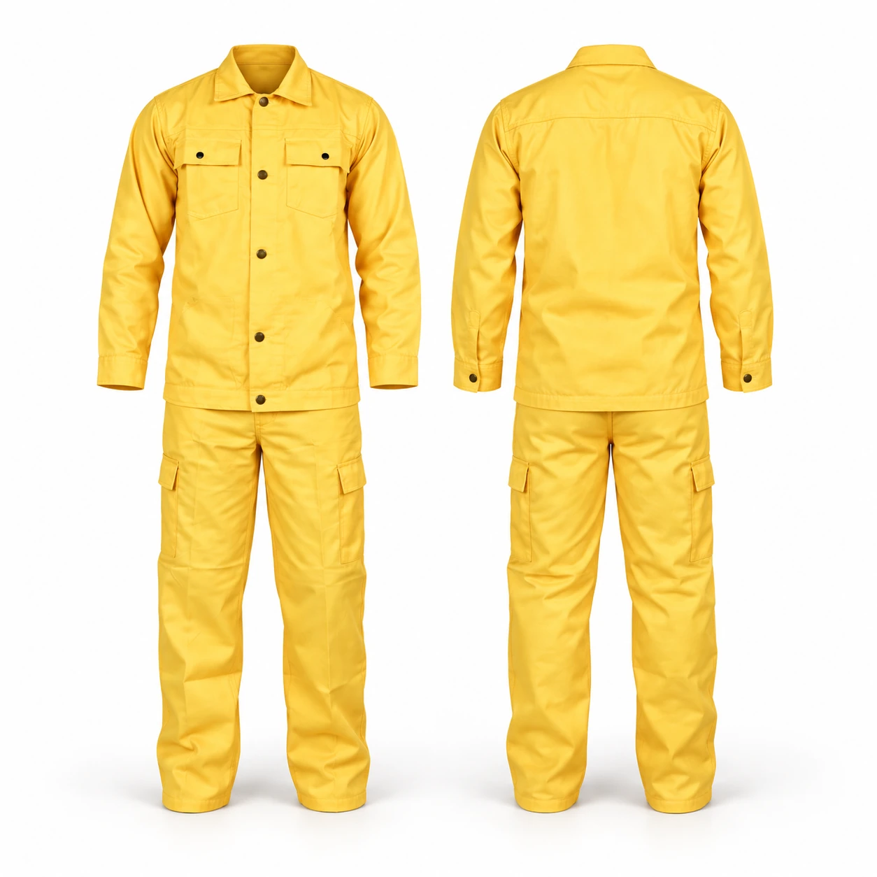 Vaultex, 100% Twill Pant Shirt, Yellow Color