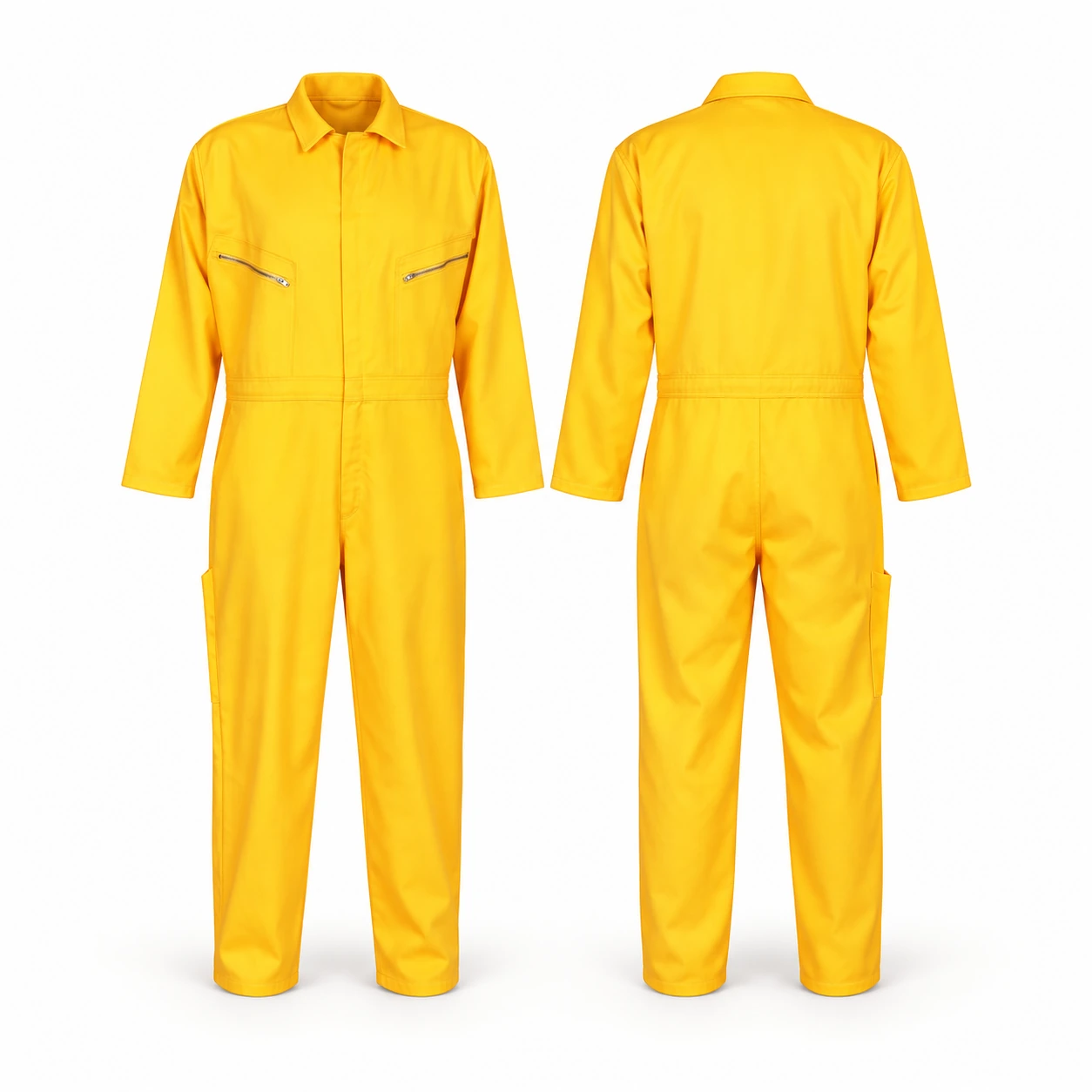 Vaultex, FR Coverall with Labels, Yellow Color