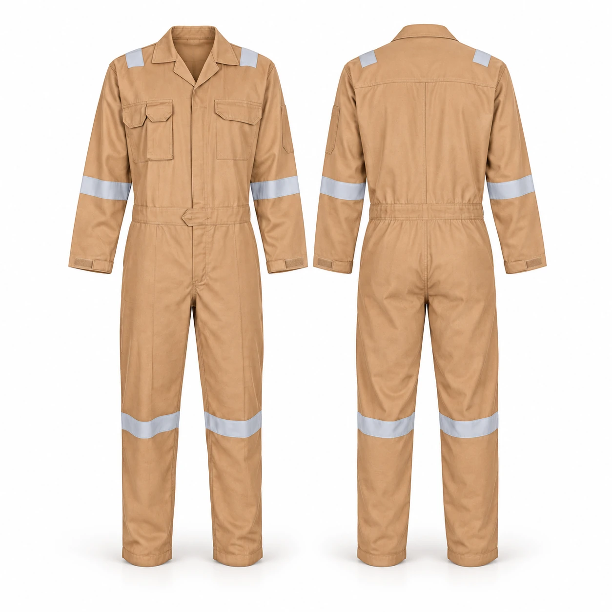 Vaultex, 100% Cotton Coverall 240 Gsm, Beige Color
