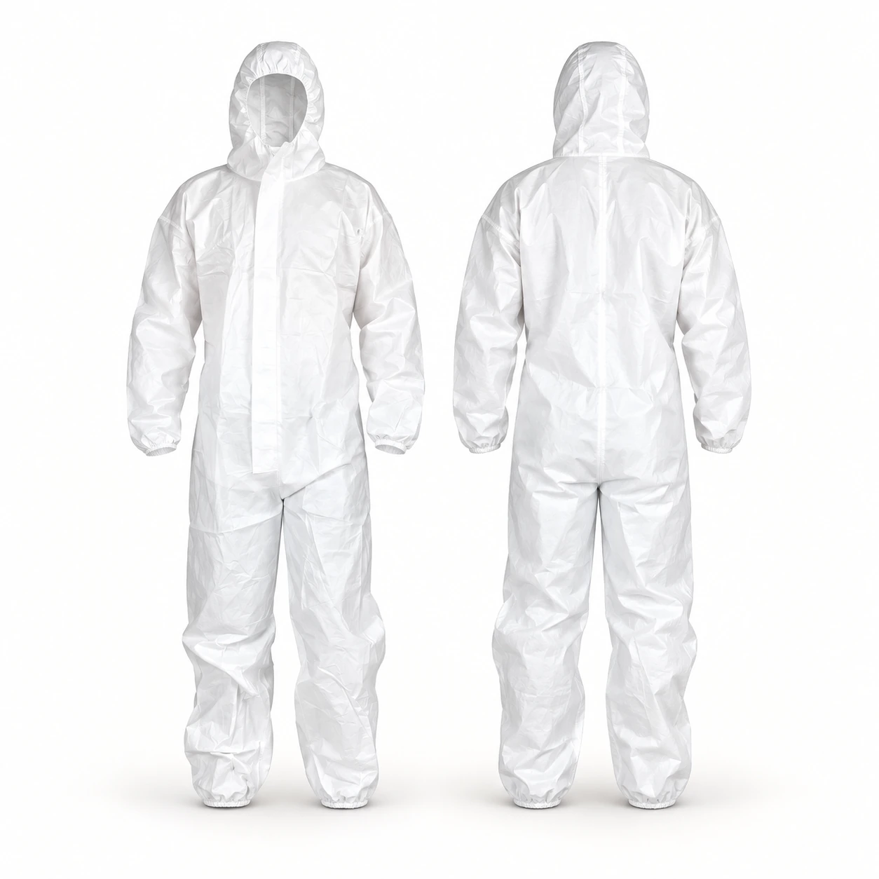 Honeywell, Disposable Coverall Mutex Light +, 65 gsm, White Color, Part No: 4500501