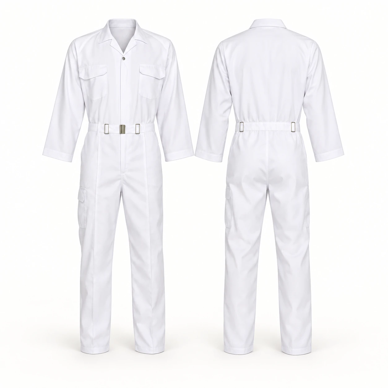 Vaultex, 100% Twill Coverall, White Color