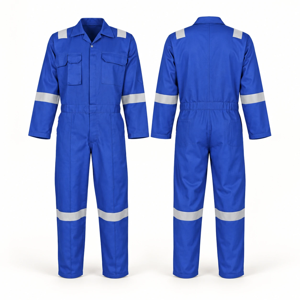 Vaultex, 100% Cotton Coverall 240 Gsm, Royal Blue Color