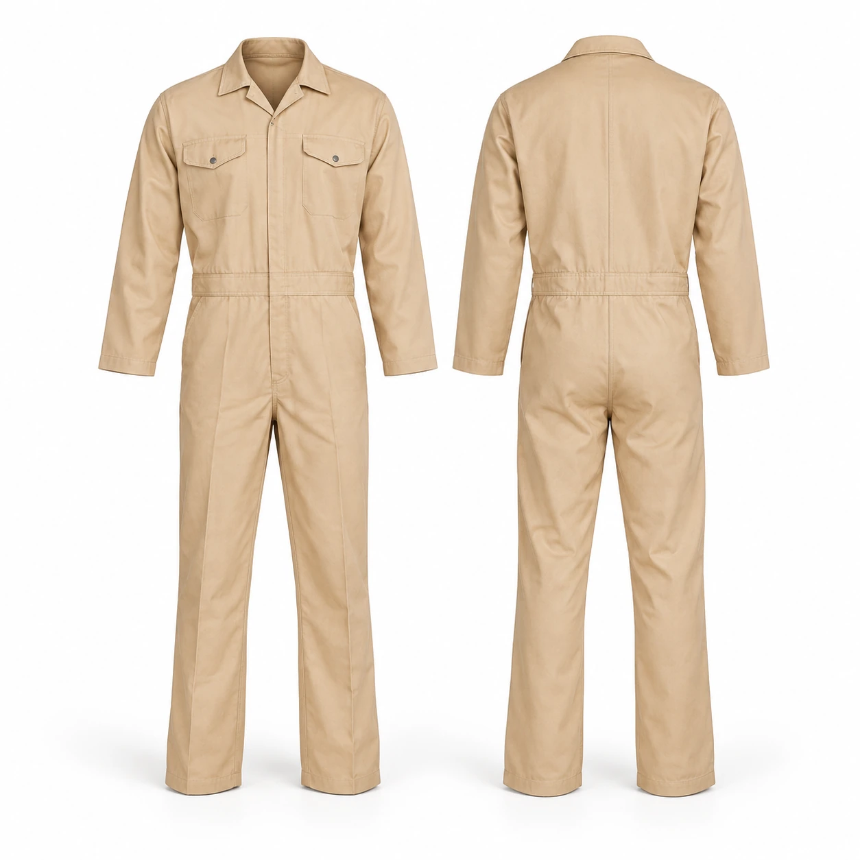 TVU - Vaultex, 100% Cotton Coverall, 200 Gsm, Beige Color