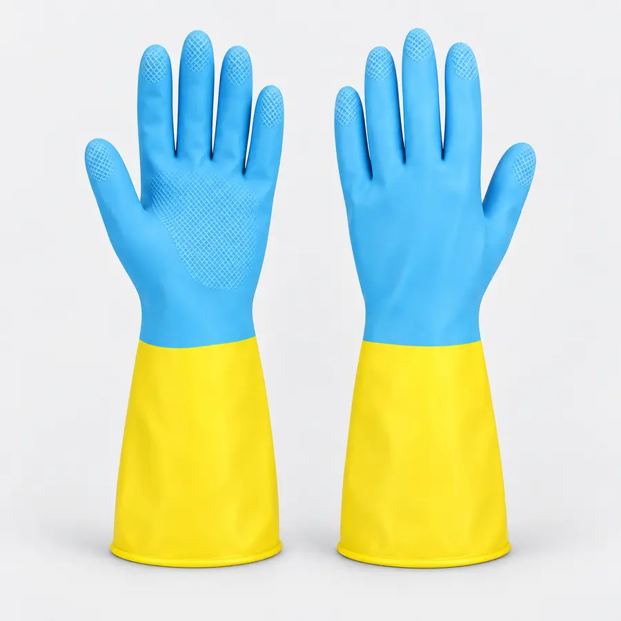 Vaultex, Latex Flockline Gloves, Length - 33 cm