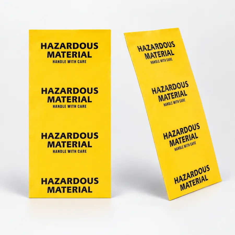Disposal Bag, Yellow Color, Size: 100Cm * 50Cm