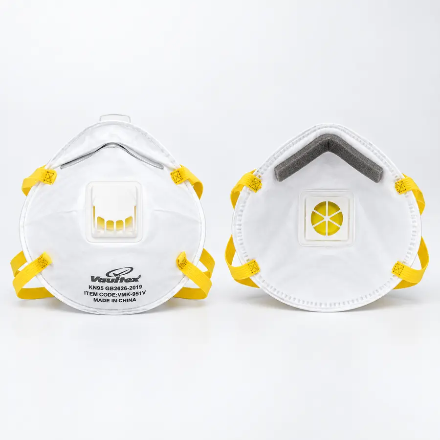 Vaultex, KN95 Respirator With Valve, Cup Type, Non-Medical Use