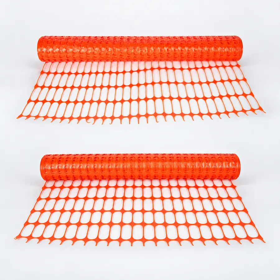 High Visibility Knotted Fence, Orange Color, 50 Mtrs, 5 Kg