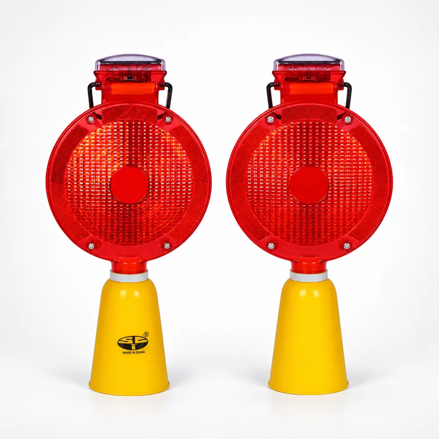 SCI, Solar Light for Traffic Cone with 6 LEDs, Part No: S1359B